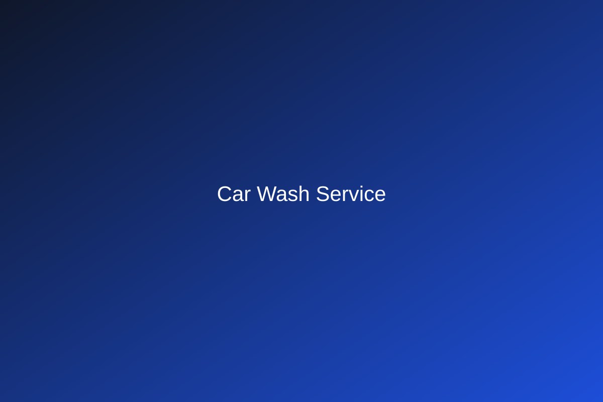 Car Wash